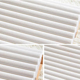 Maxbell 10x 3D Wall Stickers Decoration Decal Durable Home Bedroom PE Foam Wallpaper White