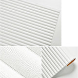 Maxbell 10x 3D Wall Stickers Decoration Decal Durable Home Bedroom PE Foam Wallpaper White