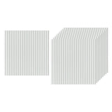 Maxbell 10x 3D Wall Stickers Decoration Decal Durable Home Bedroom PE Foam Wallpaper White