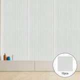 Maxbell 10x 3D Wall Stickers Decoration Decal Durable Home Bedroom PE Foam Wallpaper White