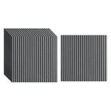 Maxbell 10x 3D Wall Stickers Decoration Decal Durable Home Bedroom PE Foam Wallpaper Argent Gray