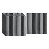 Maxbell 10x 3D Wall Stickers Decoration Decal Durable Home Bedroom PE Foam Wallpaper Argent Gray