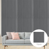 Maxbell 10x 3D Wall Stickers Decoration Decal Durable Home Bedroom PE Foam Wallpaper Argent Gray