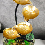 Maxbell Water Fountain Statue Ornament Sculpture Decorative Crafts Indoor Office