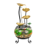 Maxbell Water Fountain Statue Ornament Sculpture Decorative Crafts Indoor Office