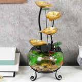 Maxbell Water Fountain Statue Ornament Sculpture Decorative Crafts Indoor Office