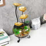 Maxbell Water Fountain Statue Ornament Sculpture Decorative Crafts Indoor Office