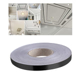 Maxbell Flexible Ceiling Molding Strips Oilproof for Mirror Borders Living Room Black 1.1cm