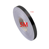 Maxbell Flexible Ceiling Molding Strips Oilproof for Mirror Borders Living Room Black 1.1cm