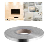 Maxbell Flexible Ceiling Molding Strips Oilproof for Mirror Borders Living Room Argent 1.1cm