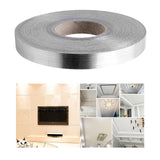 Maxbell Flexible Ceiling Molding Strips Oilproof for Mirror Borders Living Room Argent 2cm