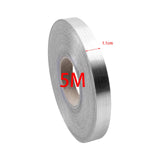 Maxbell Flexible Ceiling Molding Strips Oilproof for Mirror Borders Living Room Argent 2cm