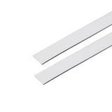 Maxbell Flexible Ceiling Molding Strips Oilproof for Mirror Borders Living Room Argent 2cm