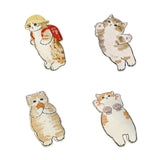 Maxbell Floor Mats Area Rug Cartoon Cat Carpet for Bedroom Bathroom Home Decoration A