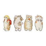 Maxbell Floor Mats Area Rug Cartoon Cat Carpet for Bedroom Bathroom Home Decoration A