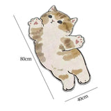 Maxbell Floor Mats Area Rug Cartoon Cat Carpet for Bedroom Bathroom Home Decoration B