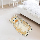 Maxbell Floor Mats Area Rug Cartoon Cat Carpet for Bedroom Bathroom Home Decoration C