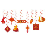Maxbell Chinese New Year Hanging Swirl Decorations Spring Festival Pendant for Decor