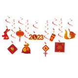 Maxbell Chinese New Year Hanging Swirl Decorations Spring Festival Pendant for Decor