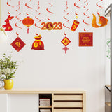Maxbell Chinese New Year Hanging Swirl Decorations Spring Festival Pendant for Decor