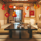 Maxbell Chinese New Year Hanging Swirl Decorations Spring Festival Pendant for Decor