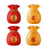 Maxbell Creative Flower Vase Art Craft Floral Arrangement for Balcony Decor Dorm Aureate Bao