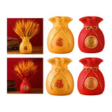 Maxbell Creative Flower Vase Art Craft Floral Arrangement for Balcony Decor Dorm Aureate Bao