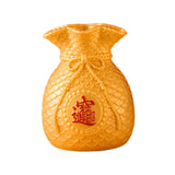 Maxbell Creative Flower Vase Art Craft Floral Arrangement for Balcony Decor Dorm Aureate Bao