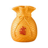 Maxbell Creative Flower Vase Art Craft Floral Arrangement for Balcony Decor Dorm Aureate Bao