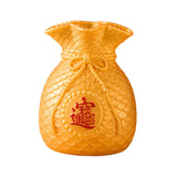 Maxbell Creative Flower Vase Art Craft Floral Arrangement for Balcony Decor Dorm Aureate Bao
