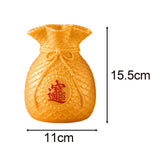 Maxbell Creative Flower Vase Art Craft Floral Arrangement for Balcony Decor Dorm Aureate Bao