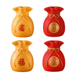 Maxbell Creative Flower Vase Art Craft Floral Arrangement for Balcony Decor Dorm Aureate Bao