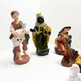 Maxbell Birth of Jesus Statue Set Sacred Christian Nativity Scene Figurine for Shelf