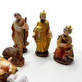 Maxbell Birth of Jesus Statue Set Sacred Christian Nativity Scene Figurine for Shelf
