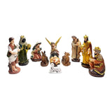 Maxbell Birth of Jesus Statue Set Sacred Christian Nativity Scene Figurine for Shelf