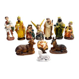 Maxbell Birth of Jesus Statue Set Sacred Christian Nativity Scene Figurine for Shelf