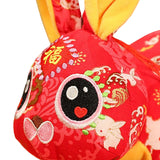 Maxbell Cute Chinese New Year Rabbit Plush Toy Bunny Doll Holiday Stuffed Animals 15cm Red