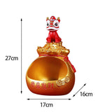 Maxbell Multipurpose Animal Statue Figurine Sculpture for Desktop Entrance Decor Aureate