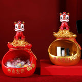 Maxbell Multipurpose Animal Statue Figurine Sculpture for Desktop Entrance Decor Aureate