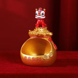 Maxbell Multipurpose Animal Statue Figurine Sculpture for Desktop Entrance Decor Aureate