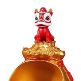 Maxbell Multipurpose Animal Statue Figurine Sculpture for Desktop Entrance Decor Aureate