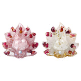 Maxbell Resin Miniature Animal Figurines Collection for Shelf Tabletop Decoration Pink