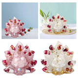 Maxbell Resin Miniature Animal Figurines Collection for Shelf Tabletop Decoration Pink