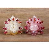 Maxbell Resin Miniature Animal Figurines Collection for Shelf Tabletop Decoration Pink