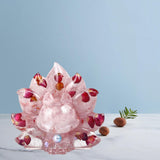 Maxbell Resin Miniature Animal Figurines Collection for Shelf Tabletop Decoration Pink