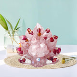 Maxbell Resin Miniature Animal Figurines Collection for Shelf Tabletop Decoration Pink