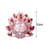 Maxbell Resin Miniature Animal Figurines Collection for Shelf Tabletop Decoration Pink