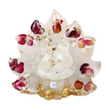 Maxbell Resin Miniature Animal Figurines Collection for Shelf Tabletop Decoration White