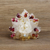 Maxbell Resin Miniature Animal Figurines Collection for Shelf Tabletop Decoration White