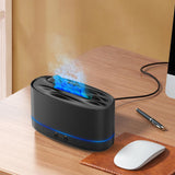 Maxbell Air Humidifier Decoration Night Light Air Purifier Office Black
